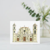 La Habana Cathedral Cuba Briefkaart (Staand voorkant)