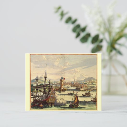 La Habana, Cuba, met VOC Amsterdam Briefkaart (Staand voorkant)