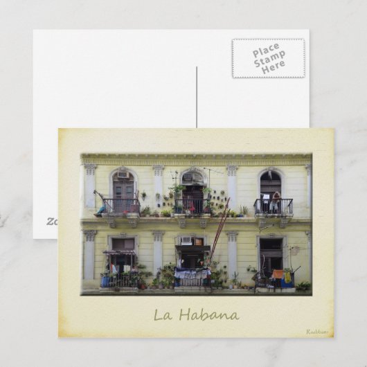 LA HABANA II BRIEFKAART (Voorkant / Achterkant)