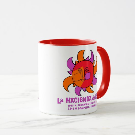 La Hacienda del Sol Mexican Restaurant, Chicago Mok (Voorkant rechts)