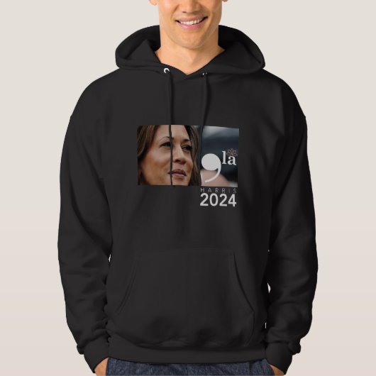 ,la Harris 2024 Hoodie (Voorkant)