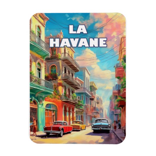 La Havane, cité aux mille couleurs sous le ciel az Magneet (Verticaal)