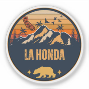 La Honda, Californië Sticker