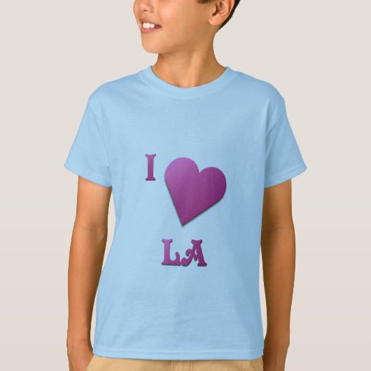 LA — Hot Pink T-shirt (Voorkant)
