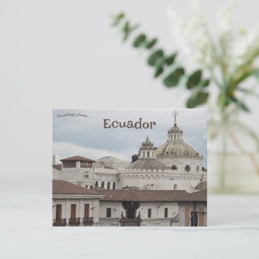 La Iglesia de la Compania de Jesus Quito Ecuador Briefkaart (Staand voorkant)