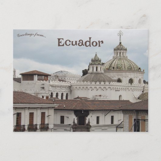 La Iglesia de la Compania de Jesus Quito Ecuador Briefkaart (Voorkant)