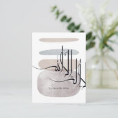 La ilaha illa Allah Arabic Calligraphy – Minimal Briefkaart (Staand voorkant)