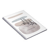La ilaha illa Allah Arabic Calligraphy – Minimal Notitieboek (Rechterzijde)