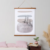 La ilaha illa Allah Arabische kalligrafie – Minima Hangend Wandkleed (Slaapkamer)