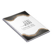 La ilaha illa-ALLAH Shahada Modern arabische calli Notitieboek (Rechterzijde)