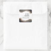 La ilaha illa-ALLAH Shahada Modern arabische calli Vierkante Sticker (Tas)