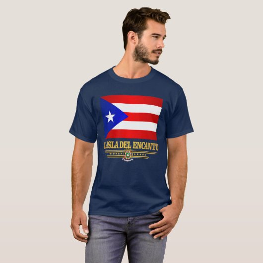 La Isla del Encanto T-shirt (Voorkant volledig)