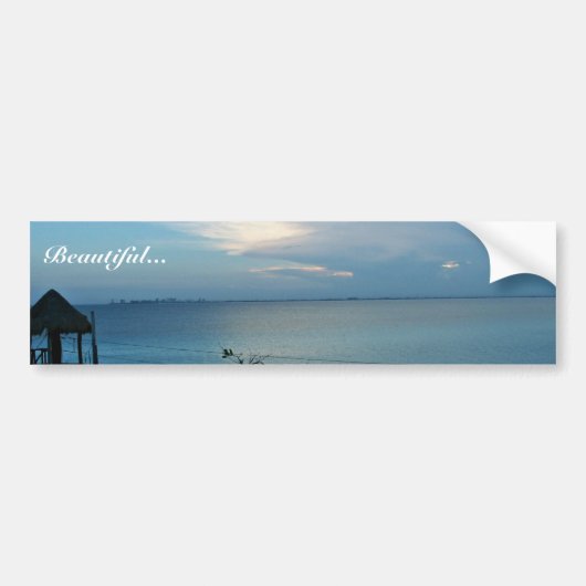 La Isla Mujeres Bumpersticker (Voorkant)