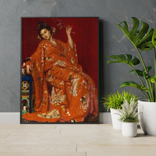 La Japonaise van Emile Villa  Oosterse Kunst Poster