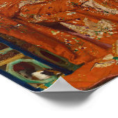 La Japonaise van Emile Villa  Oosterse Kunst Poster (Hoek)