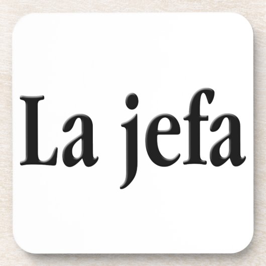 La jefa bier onderzetter (Voorkant)