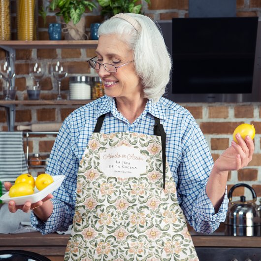 La Jefa de la Cocina | Floral Mexican Abuela Schort