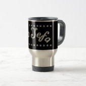 La Jefa - Dia De Madres Travel Mug Reisbeker (Voorkant rechts)