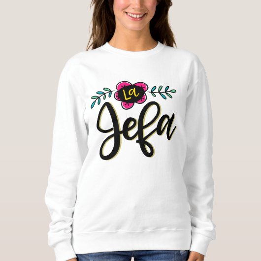 La Jefa, handschrift Trui (Voorkant)