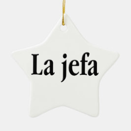 La jefa keramisch ornament