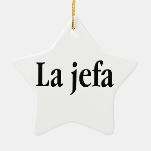 La jefa keramisch ornament (Voorkant)