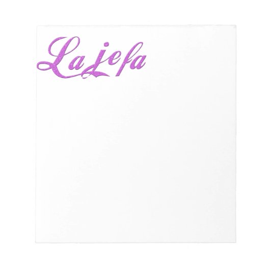 La jefa notitieblok (Voorkant)