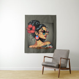 La Jíbaraza 12 – Puerto Ricaanse Jíbara-kunst • Bo Wandkleed