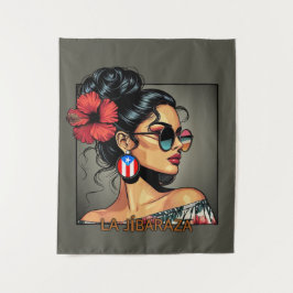 La Jíbaraza 12 – Puerto Ricaanse Jíbara-kunst • Bo Wandkleed