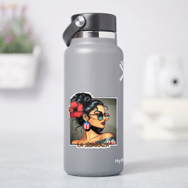 La Jíbaraza 12 – Puerto Ricaanse Jíbara Kunst Bori Sticker