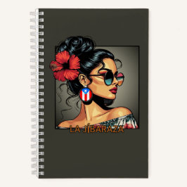 La Jíbaraza 12 – Puerto Rican Jíbara Art • Boricua Notitieboek