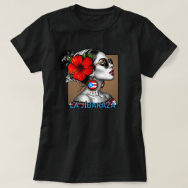 La Jibaraza 13 – Puerto Ricaanse Jíbara • Boricua T-shirt