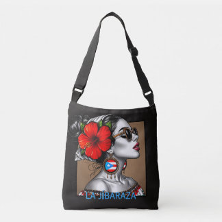 La Jíbaraza 13 – Puerto Ricaanse Jíbara Kunst • Bo Crossbody Tas