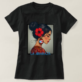 La Jibaraza 14 – Puerto Ricaanse Jíbara • Boricua T-shirt