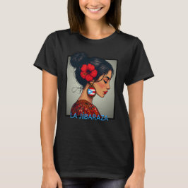 La Jibaraza 14 – Puerto Ricaanse Jíbara • Boricua T-shirt