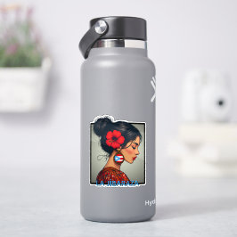 La Jíbaraza 14 – Puerto Ricaanse Jíbara Kunst Bori Sticker
