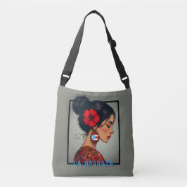 La Jíbaraza 14 – Puerto Rican Jíbara Art • Boricua Crossbody Tas
