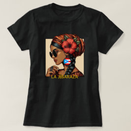 La Jibaraza 2 – Puerto Ricaanse Jíbara • Boricua T-shirt