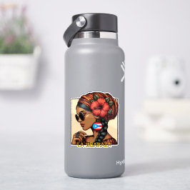 La Jíbaraza 2 – Puerto Ricaanse Jíbara-kunst • Bor Sticker