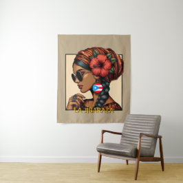 La Jíbaraza 2 – Puerto Ricaanse Jíbara-kunst • Bor Wandkleed