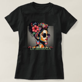 La Jibaraza 3 – Puerto Ricaanse Jíbara • Boricua T-shirt