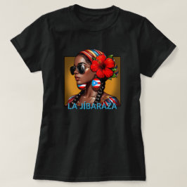 La Jibaraza 4 – Puerto Ricaanse Jíbara • Boricua T-shirt