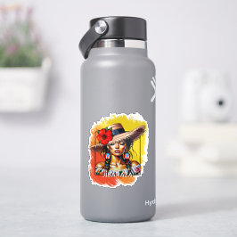 La Jíbaraza 5 – Puerto Ricaanse Jíbara-kunst • Bor Sticker