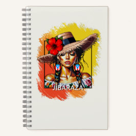 La Jíbaraza 5 – Puerto Rican Jíbara Art • Boricua Notitieboek