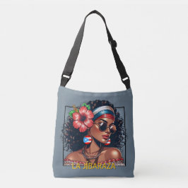 La Jíbaraza 6 – Puerto Ricaanse Jíbara Kunst • Bor Crossbody Tas