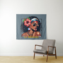 La Jíbaraza 6 – Puerto Ricaanse Jíbara Kunst • Bor Wandkleed