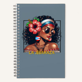 La Jíbaraza 6 – Puerto Rican Jíbara Art • Boricua Notitieboek