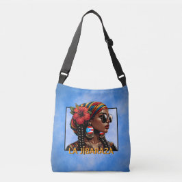 La Jíbaraza 9 – Puerto Ricaanse Jíbara Kunst • Bor Crossbody Tas