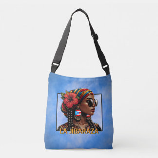 La Jíbaraza 9 – Puerto Ricaanse Jíbara Kunst • Bor Crossbody Tas