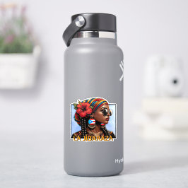 La Jíbaraza 9 – Puerto Rican Jíbara Art • Boricua  Sticker