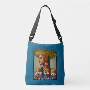 La Jíbaraza – Puerto Ricaanse Jíbara-kunst • Boric Crossbody Tas